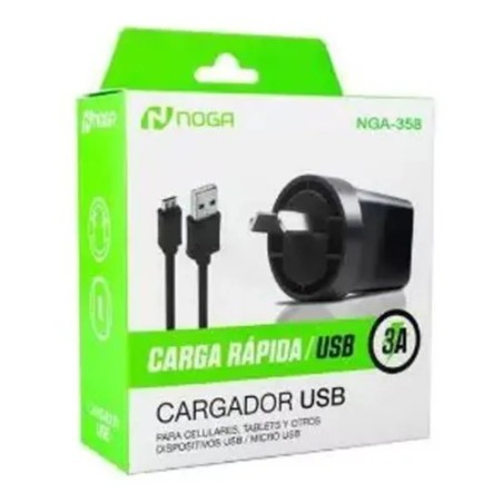Cargador Rápido Noga 3A + Cable 1m