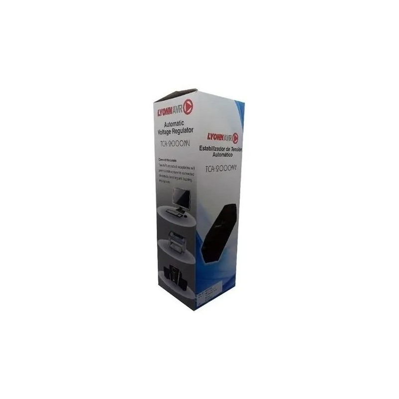 Estabilizador de Voltaje Lyon TCA-2000NV - 6 Tomas 220V | Protección Total para tus Equipos Estabilizador de Voltaje Lyon TCA-2000NV - 6 Tomas 220V | Protección Total para tus Equipos