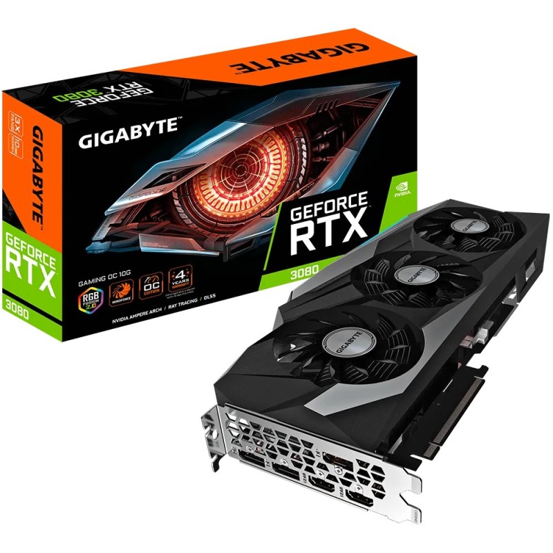 Placa De Video GIGABYTE RTX 3080 10GB Outlet