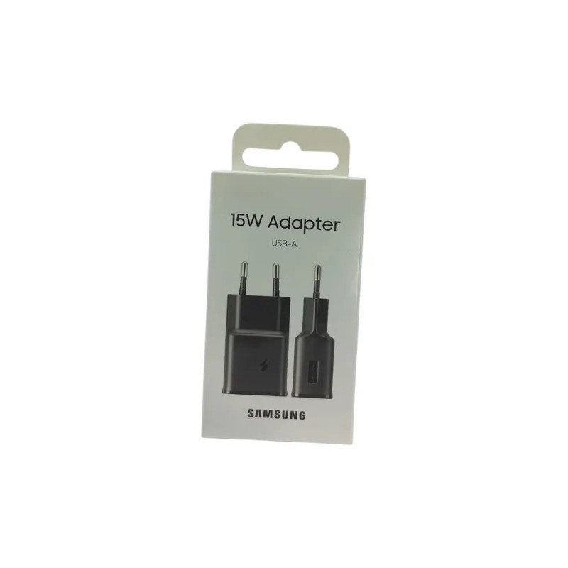 Cargador Samsung 15w Usb-a Color Negro Cargador Samsung 15w Usb-a Color Negro