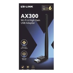 Adaptador Antena Wi-fi 6 High Gain Usb Ax300 Bl-wn300ax